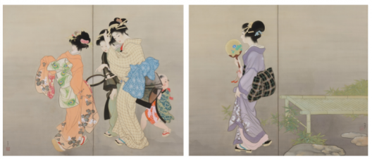 上村松園《月蝕の宵》1916年